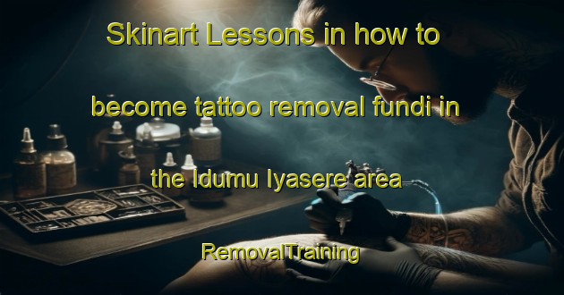 Skinart Lessons in how to become tattoo removal fundi in the Idumu Iyasere area | RemovalTraining | RemovalClasses | SkinartTraining-Nigeria