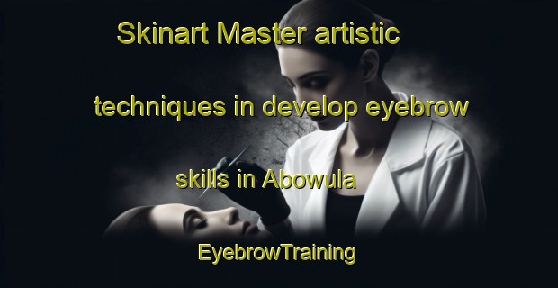 Skinart Master artistic techniques in develop eyebrow skills in Abowula | EyebrowTraining | EyebrowClasses | SkinartTraining-Nigeria