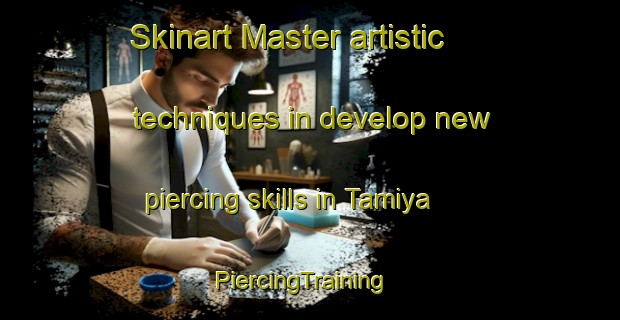 Skinart Master artistic techniques in develop new piercing skills in Tamiya | PiercingTraining | PiercingClasses | SkinartTraining-Nigeria
