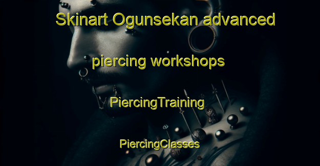 Skinart Ogunsekan advanced piercing workshops | #PiercingTraining #PiercingClasses #SkinartTraining-Nigeria