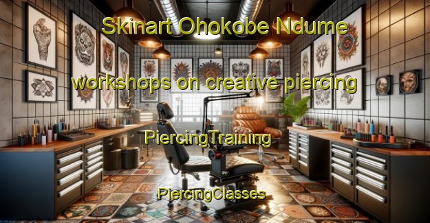 Skinart Ohokobe Ndume workshops on creative piercing | PiercingTraining | PiercingClasses | SkinartTraining-Nigeria