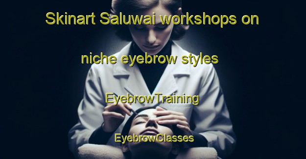 Skinart Saluwai workshops on niche eyebrow styles | EyebrowTraining | EyebrowClasses | SkinartTraining-Nigeria