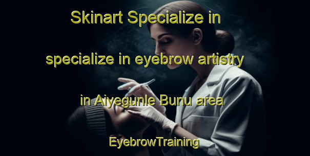 Skinart Specialize in specialize in eyebrow artistry in Aiyegunle Bunu area | EyebrowTraining | EyebrowClasses | SkinartTraining-Nigeria