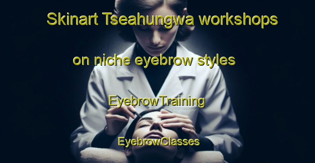 Skinart Tseahungwa workshops on niche eyebrow styles | EyebrowTraining | EyebrowClasses | SkinartTraining-Nigeria