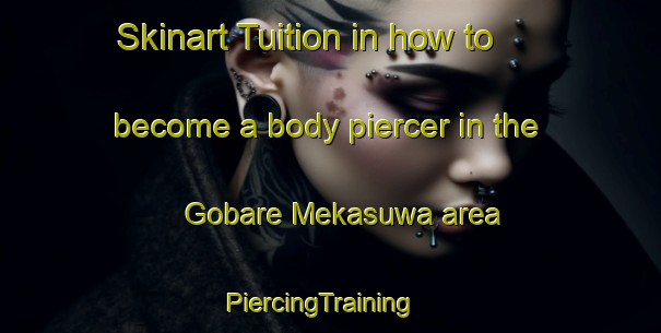 Skinart Tuition in how to become a body piercer in the Gobare Mekasuwa area | PiercingTraining | PiercingClasses | SkinartTraining-Nigeria