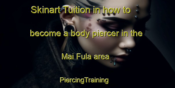 Skinart Tuition in how to become a body piercer in the Mai Fula area | PiercingTraining | PiercingClasses | SkinartTraining-Nigeria