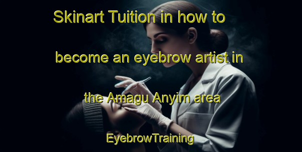 Skinart Tuition in how to become an eyebrow artist in the Amagu Anyim area | EyebrowTraining | EyebrowClasses | SkinartTraining-Nigeria