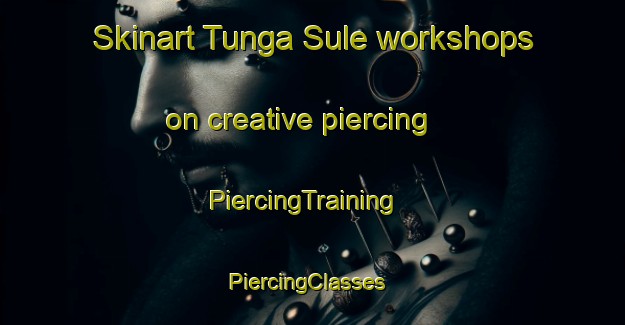 Skinart Tunga Sule workshops on creative piercing | PiercingTraining | PiercingClasses | SkinartTraining-Nigeria